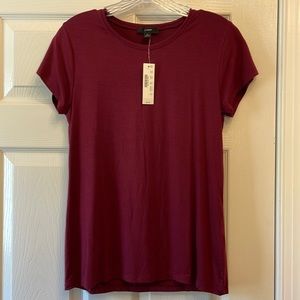 NWT JCREW Maroon T-Shirt